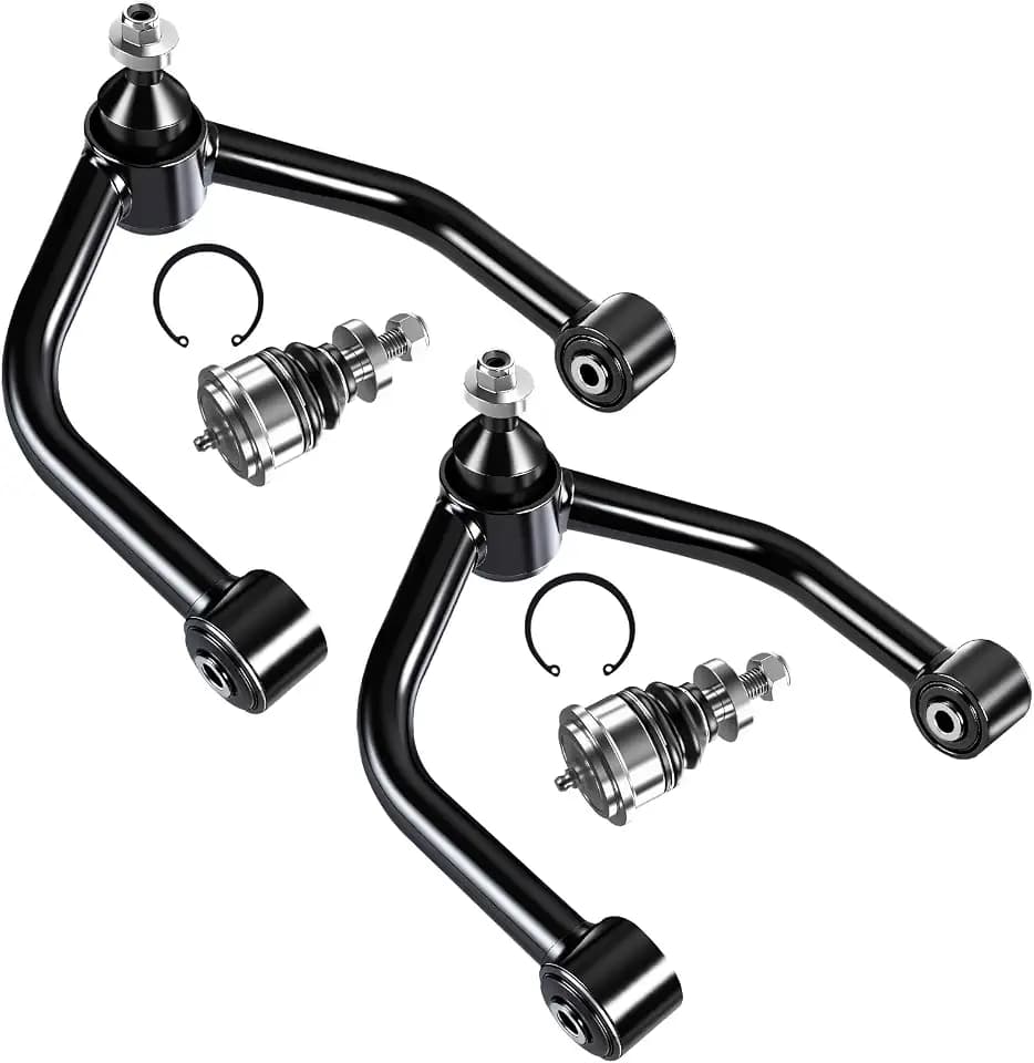 2-4" Lift Front Upper Control Arms w/Ball Joints Compatible with Nissan Titan 2004-2015, for Armada 2005-2019, Adjustable Suspension Kit Replacement Factory Suspension Control Arms