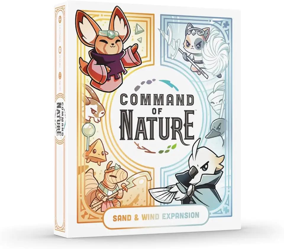 Unstable Games - Command of Nature Expansion - Sand & Wind Expansion - A Competitive Strategic Deck-Building Card Game for Kids, Teens, Adults - Great for Family Game Night