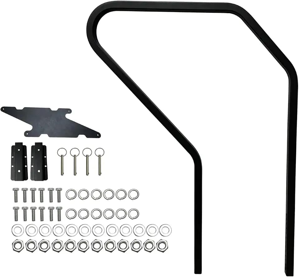 koxuyim RV Handrail Fit for Any Generation 3 Triple Or Quad Solid Step