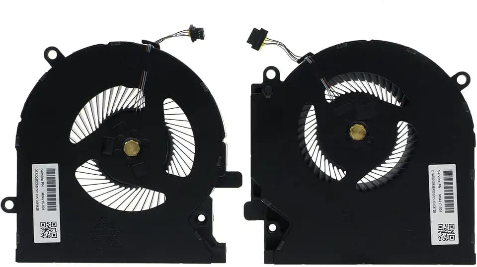 M04215-001 M04216-001 CPU+GPU Cooling Fan Replacement for HP OMEN 15-EK ND8CC02-19J22 M04217-001 ND85C27-19J22 DC12V