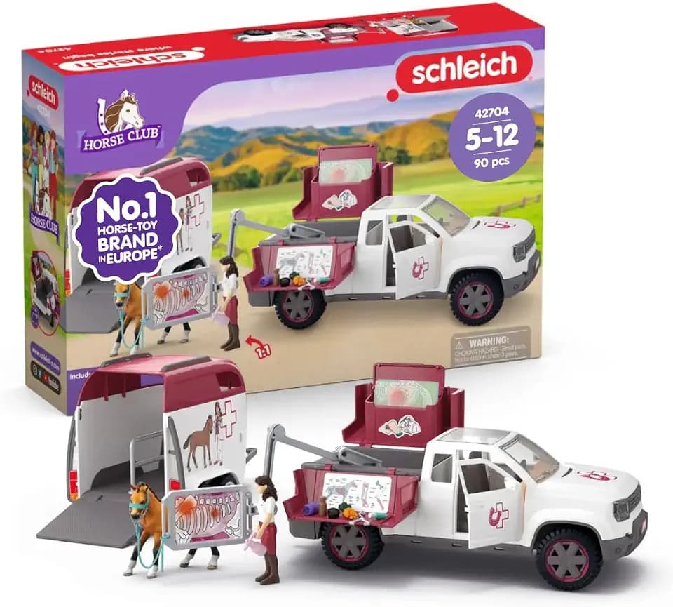 schleich Horse Club | Mobile Tierärztin mit Anhänger 42704 | 90 Teile