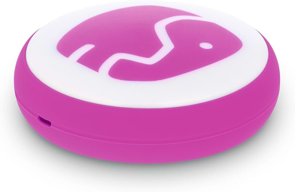 TechniSat TECHNIFANT Schlummerlicht – Stufenlos dimmbares Nachtlicht mit integriertem, aufladbarem Akku (Touch-Bedienung, Magnetisch, Klebepad, Augenfreundliches Licht, LED, portabel, microUSB) Pink