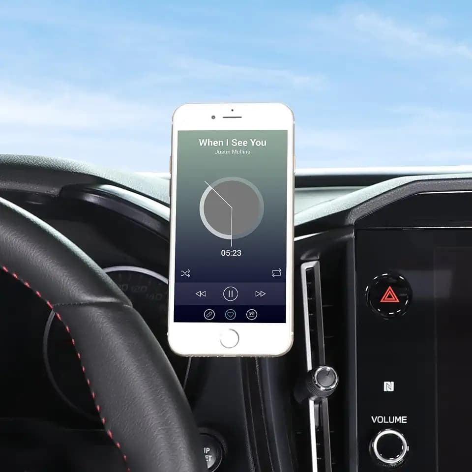 Car Vacuum Magnetic Suction Phone Holder Compatible with Subaru Crosstrek 2024+ & WRX 2022+ Center Console Air Outlet Vent Panel Mobile Phone Mount Dashboard Hands-Free Cell Phones Bracket Accessories