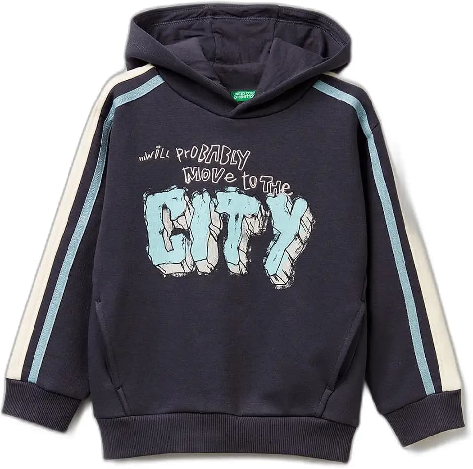 United Colors of Benetton Unisex Kinder Kapuzenpullover