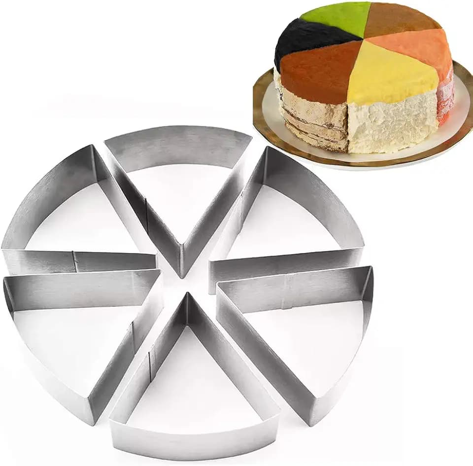 Kuchenringe Edelstahl Runde Schnitte Kuchenform 3er Set für Hochzeitstorte Mousse-Form Ideal für Dessertform (Runde Schnitte)