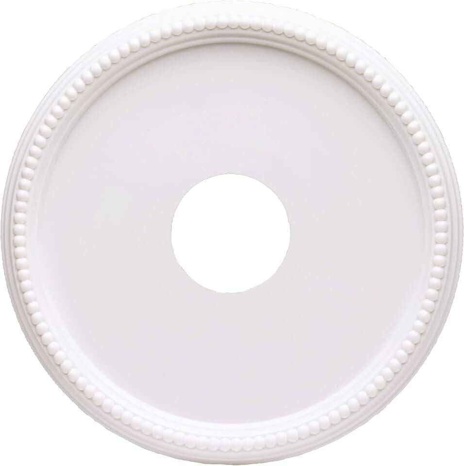 Westinghouse Lighting 77733 40 cm Deckenblende, Weiß, rund Gebördelt