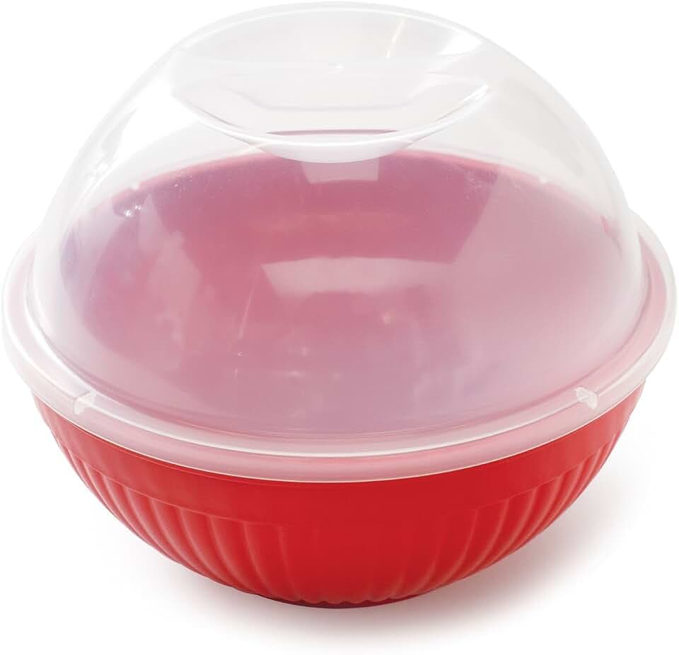 Nordic Ware Quick Pop Single Serve Popper, Red, 8 Cup