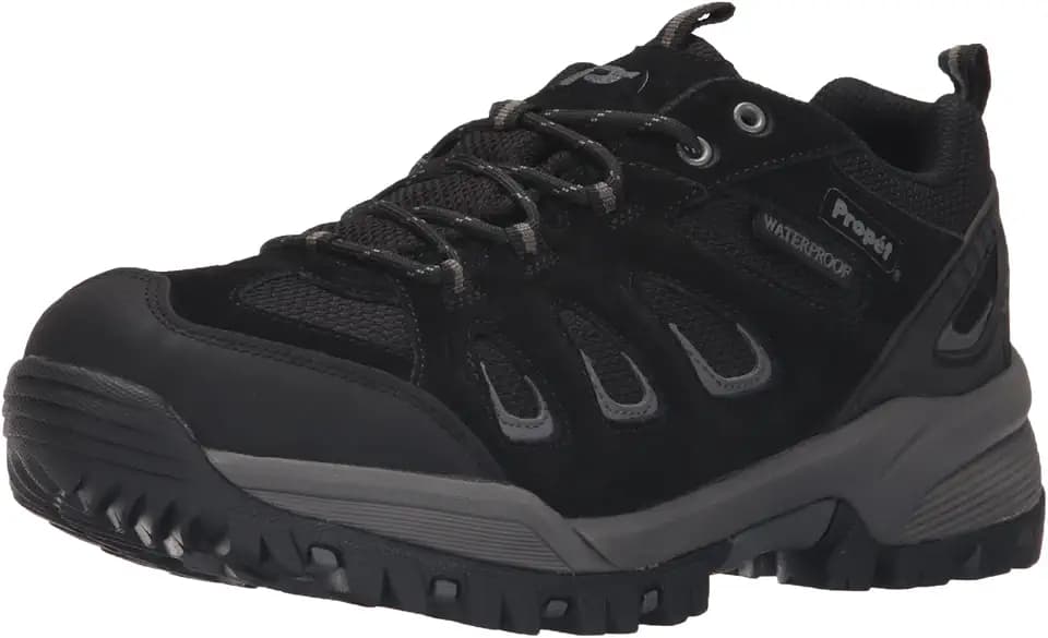 Propet Mens Ridge Walker Low Hiking Hiking Sneakers Shoes - Brown