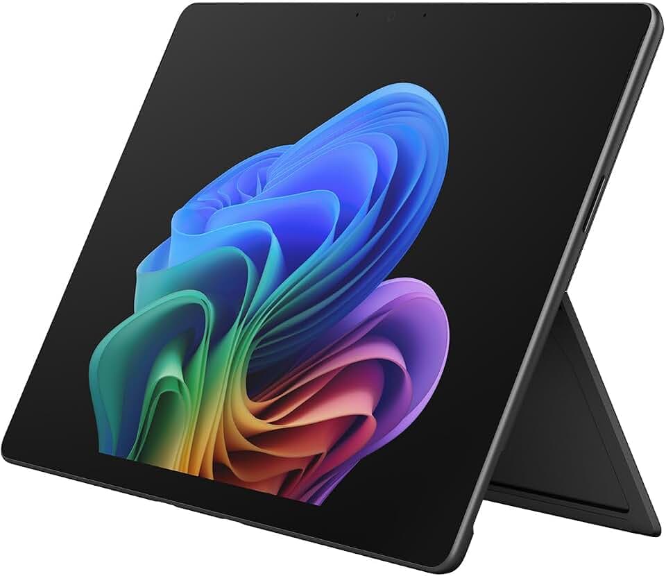 Microsoft Surface Pro, 13" | Snapdragon X2 Elite | 16GB RAM, 512GB SSD | 13" OLED Touchscreen | Copilot+ PC | Schwarz | Windows 11 Home | Neuestes Modell (12. Edition)