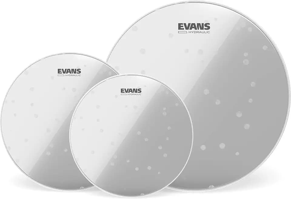 Evans Hydraulic Glass Standard Tompack Drumheads 12, 13, 16"