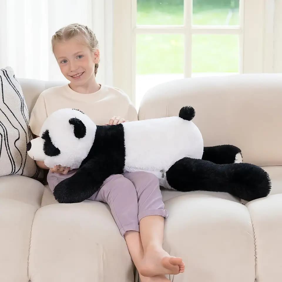BENINY 31 Inch Giant Panda Stuffed Animal, Large Plush Body Pillow