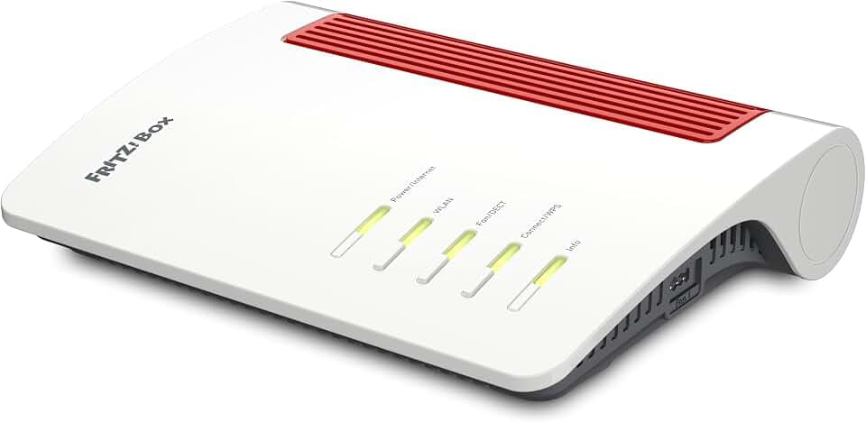 Fritz!Box 4690 Edition International, Wi-Fi 7 Mesh Router für DSL oder Fibre, bis zu 6960 Mbit/s Geschwindigkeit, 1x 10-Gigabit WAN/LAN, 3X 2.5-Gigabit LAN, DECT-Basis und Zigbee, Wi-Fi MESH und