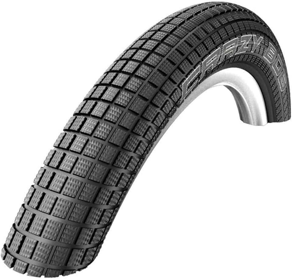 SCHWALBE Crazy Bob Wire Bead Tire, 24 x 2.35-Inch, Black