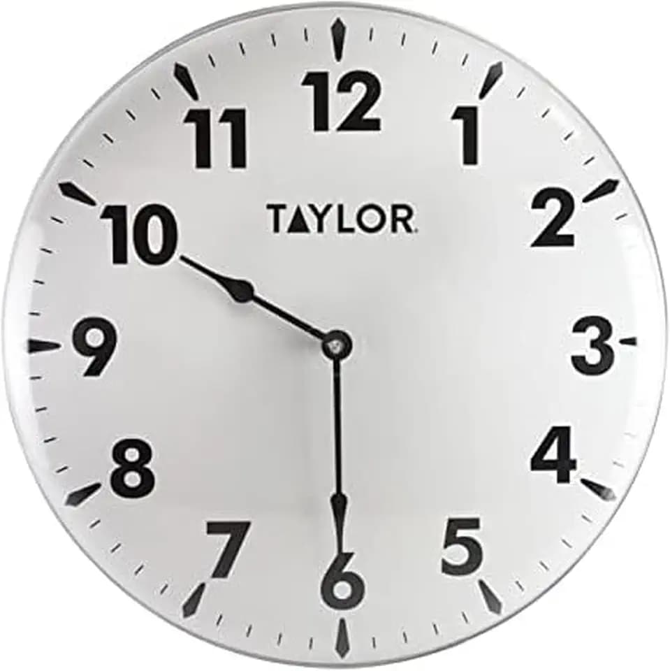 Taylor 18 Inch Jumbo in/Out Metal Frame Clock