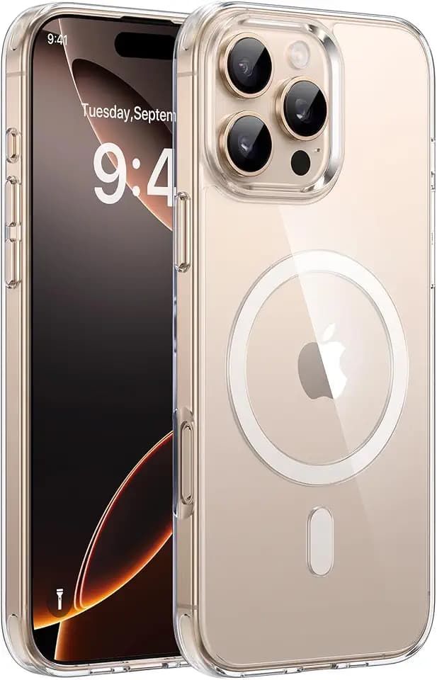 Miracase Magnetic for iPhone 16 Pro Max Case, 6.9 inch, Slim, Clear
