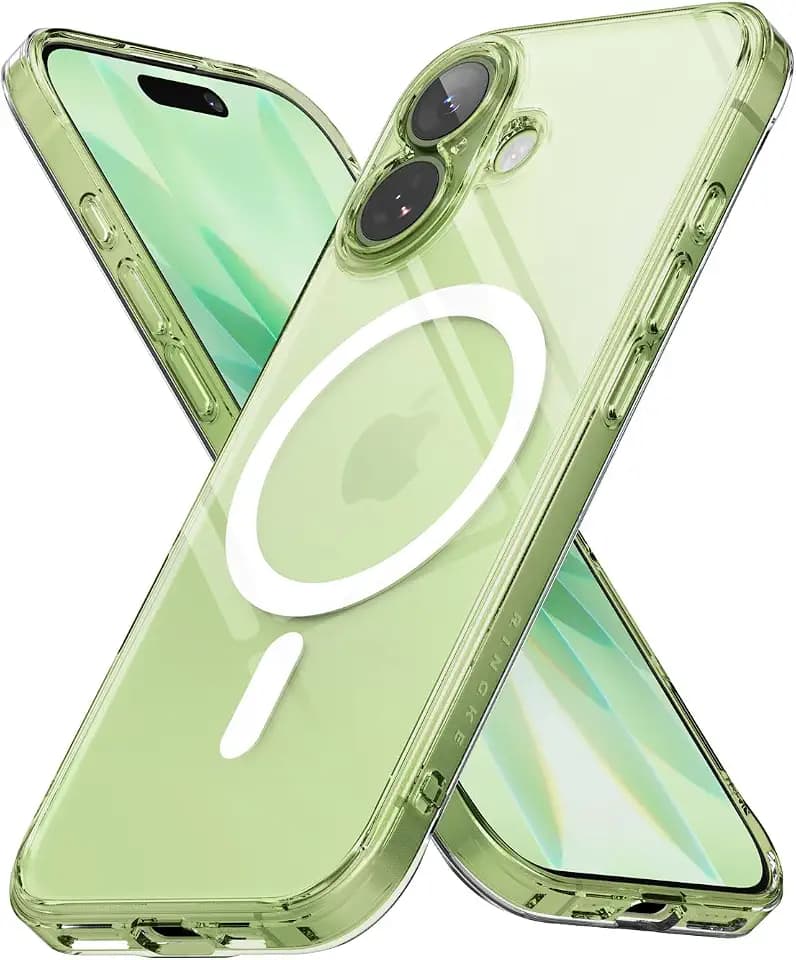 Ringke für iPhone 17 Hülle, Fusion Magnetic - Clear | [Kompatibel mit MagSafe] Transparente, Kratzfeste PC-Rückseite, Stoßfester TPU-Stoßfänger, Kamera Taste Abgedeckt