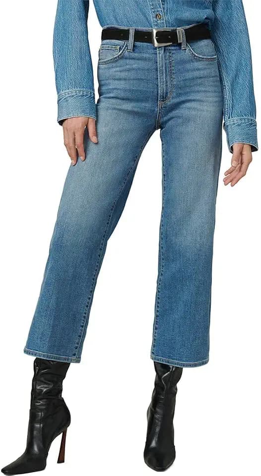 Joe's Womens The Blake High Rise Crop Wide Leg Jean
