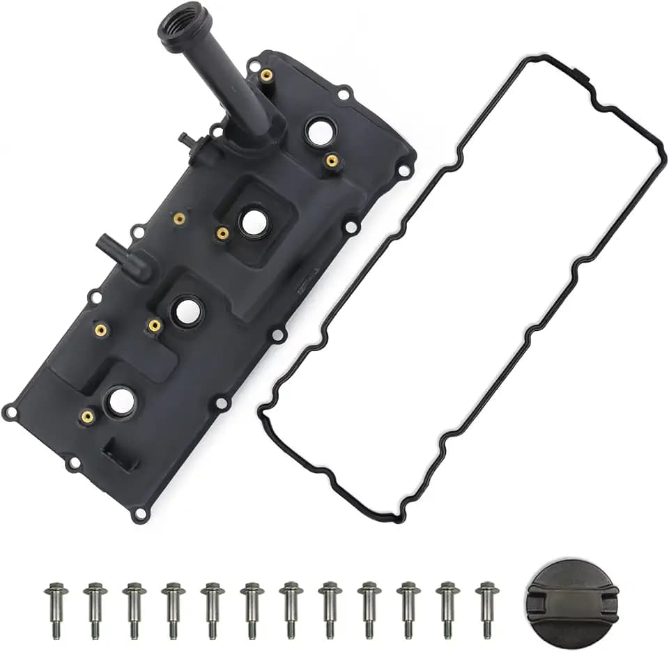 Engine Valve Cover Compatible with Nissan Pathfinder 2008-2012 Titan Armada 2007-2015 NV2500 NV3500 2012-2017, Infiniti QX56 2007-2010, 5.6L V8 264-778 13264ZE01A 13264ZE00A, with Gasket & Oil Cap