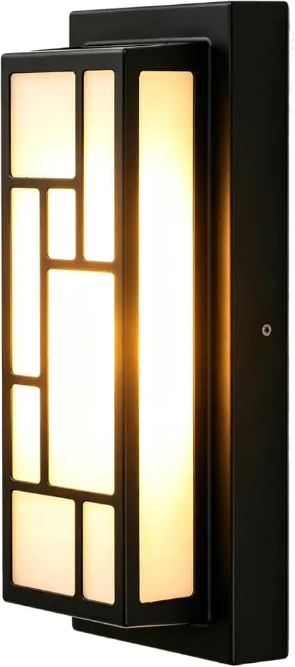 Energetic 5CCT Porch Lights Outdoor 13 in Exterior Low Profile Wall Sconce