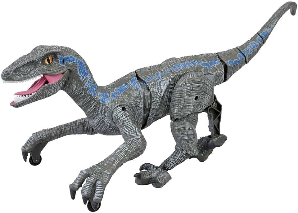 Amewi 40009 Ferngesteuerter Dinosaurier-Roboter 2,4GHz RTR, grau