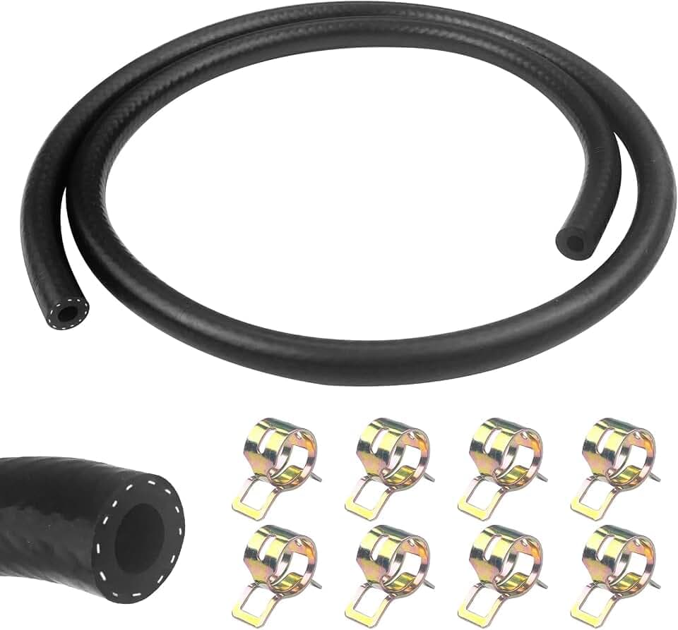 Newpop benzinschlauch set, 1 Meter kraftstoffschlauch,6 mm Innendurchmesser