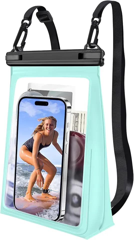 PEDVSTY Large Waterproof Phone Pouch with Sealing Strip, Floating Dry Bag