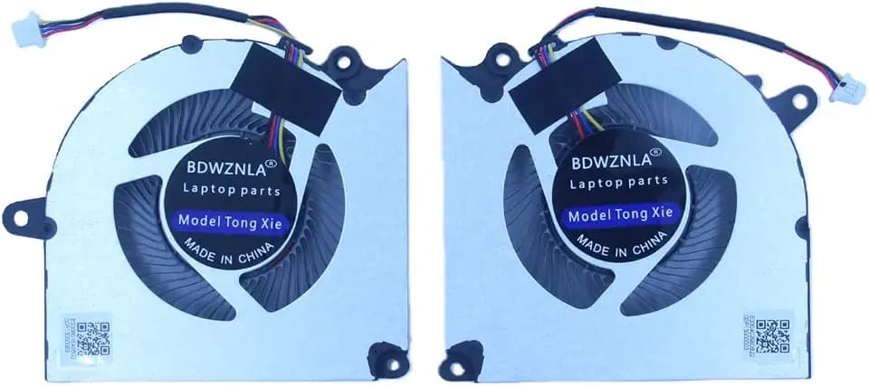 New Laptop CPU and gpu Cooling Fan for MSI 15P3 Pulse16 AI C1VFKG N527 N528 PABD1A010SHR PABD1A010SHL 0.6A 12DC