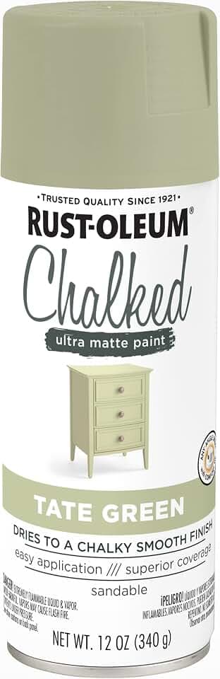Rust-Oleum Chalked All-in-One Ultra Matte Tate Green Spray Paint