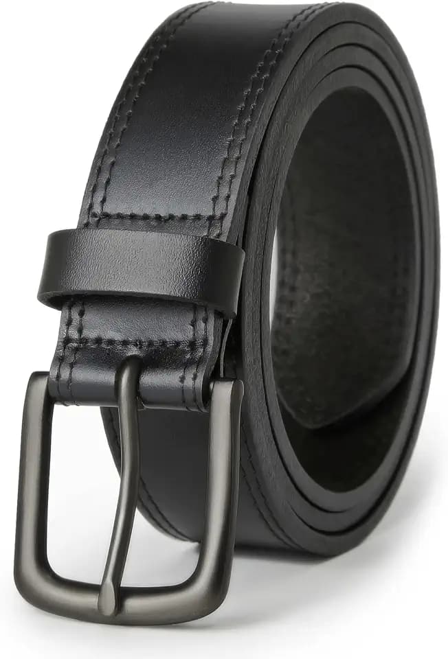 VATAN Men's Full Grain Leather Casual Every Day Jean Belt Handmade (35mm)