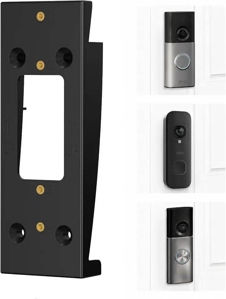 4" Vinyl Siding Doorbell Mount for 2026 Ring Battery & Wired Plus/Pro/2K+