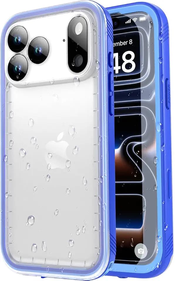 SPORTLINK for iPhone 18 Pro, 17 Pro Waterproof Case, Blue