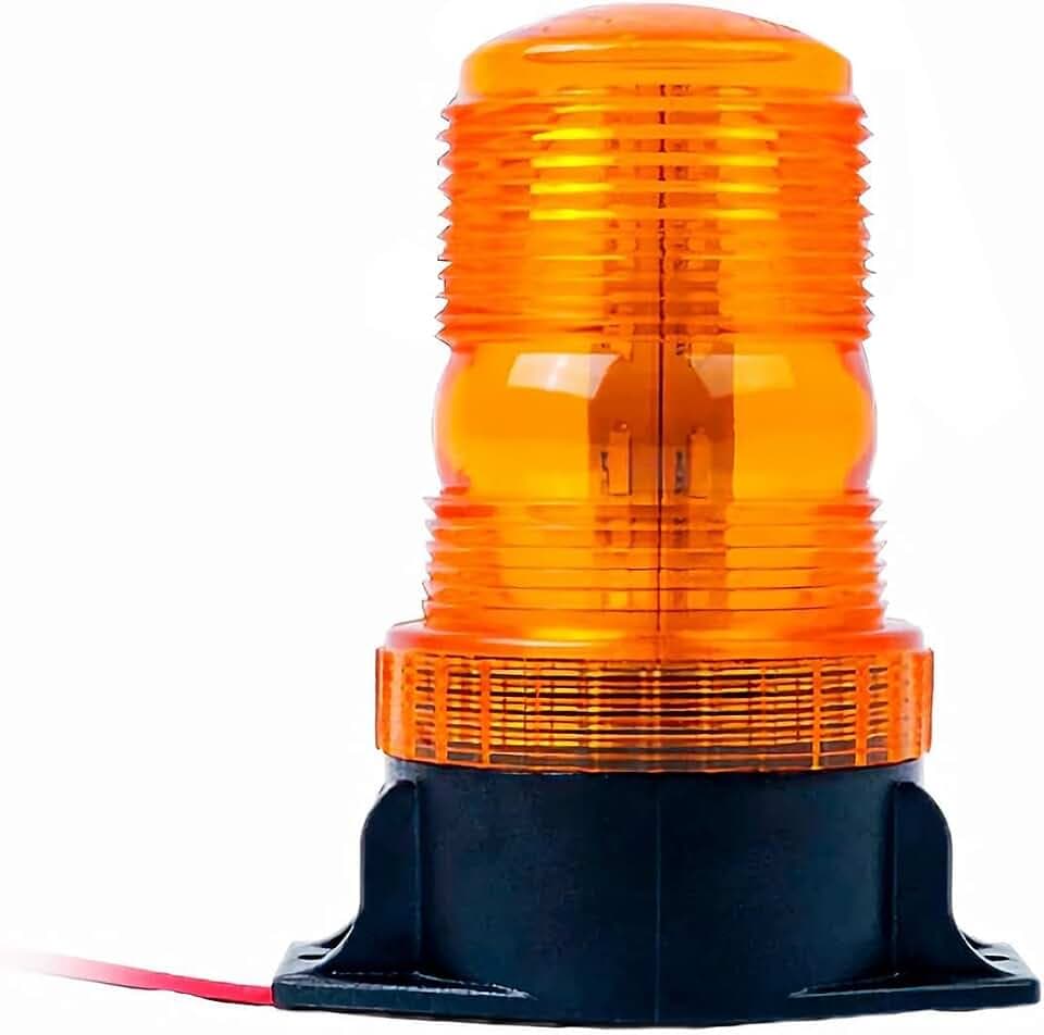 Xprite 30 LED Amber Beacon Lights for 10-110V for Forklift ATV Tractor Golf Cart UTV Truck Bus