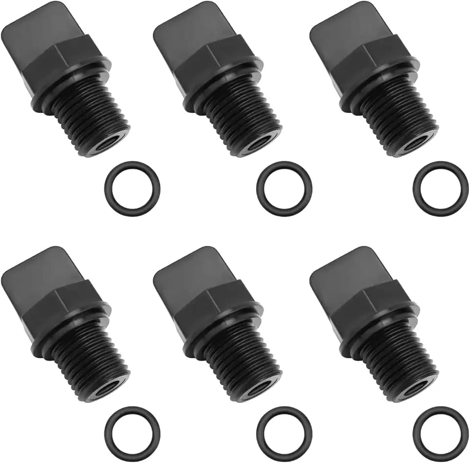 6Pcs 006721F Pool Heater Drain Plug Kit with O-Ring