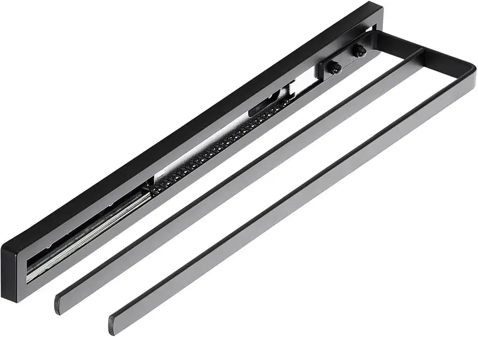 SOTECH Handtuchauszug Style 2-armig schwarz 415 mm Auszugsweg 300 mm