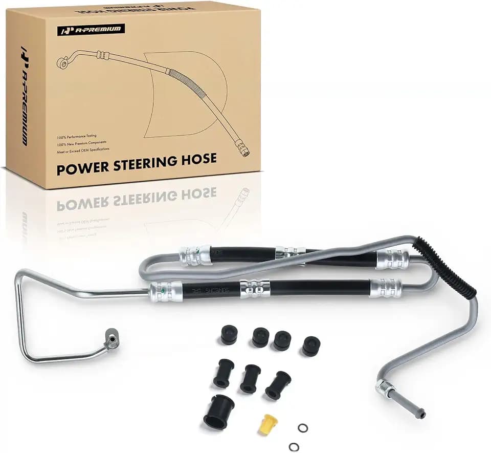 A-Premium Power Steering Pressure Hose Assembly Compatible with Jeep, Dodge