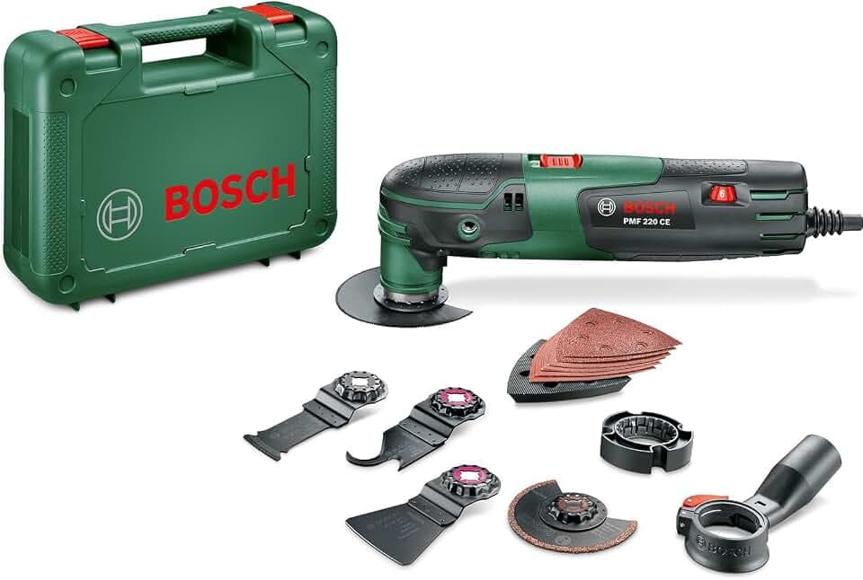 Bosch Multifunktionswerkzeug PMF 220 CE Set (220 Watt, im Koffer)