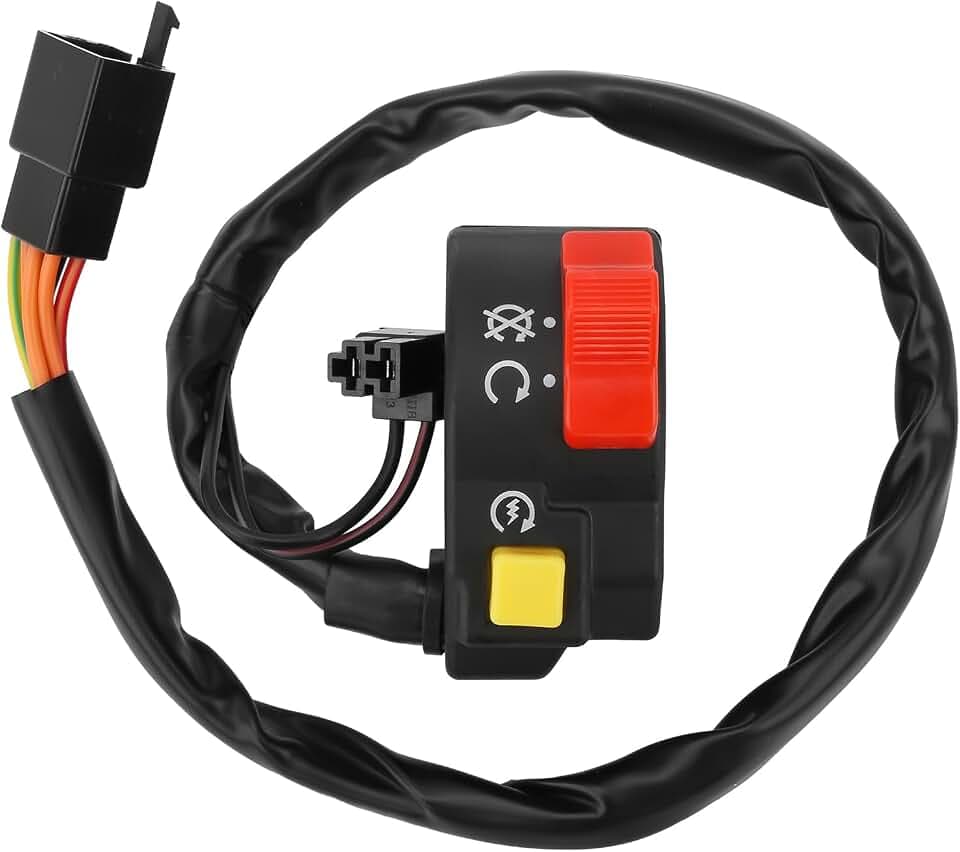 M MATI Right Handlebar Switch Start Stop Kill Button for Suzuki DRZ400S DR-Z400S 2000-2009 37200-13E30 37200-13E31