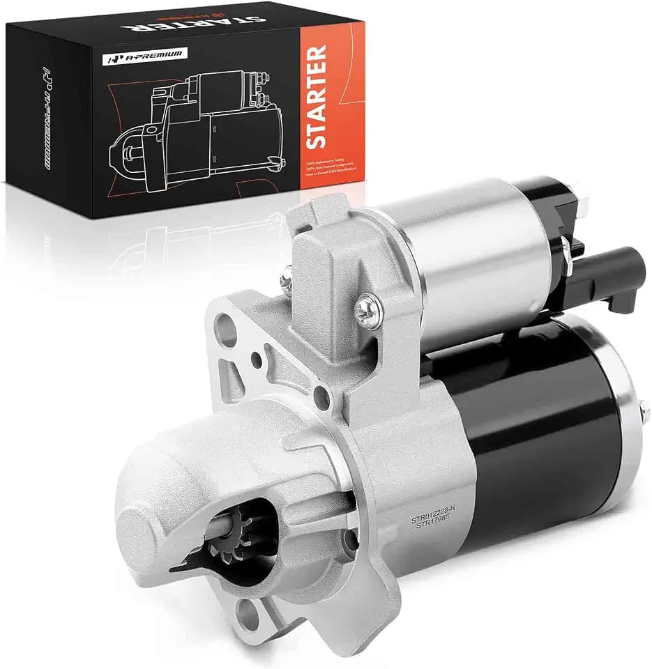 A-Premium Starter Motor, 12V 1.4KW 12 Teeth Clockwise