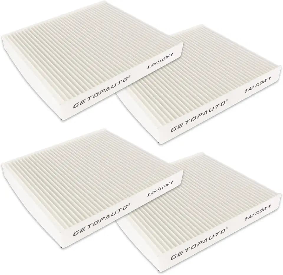 GETOPAUTO PA30093 cabin air filter Compatible with Kenworth T-680 T-880 Peterbilt 567 579 Replace X1987001 PA30093 PA4405 CAF1815P(set of 4)