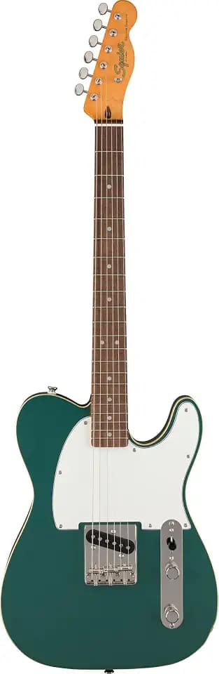 Classic Vibe Custom ESquier, Laurel Fingerboard, Parchment Pickguard, Sherwood Green
