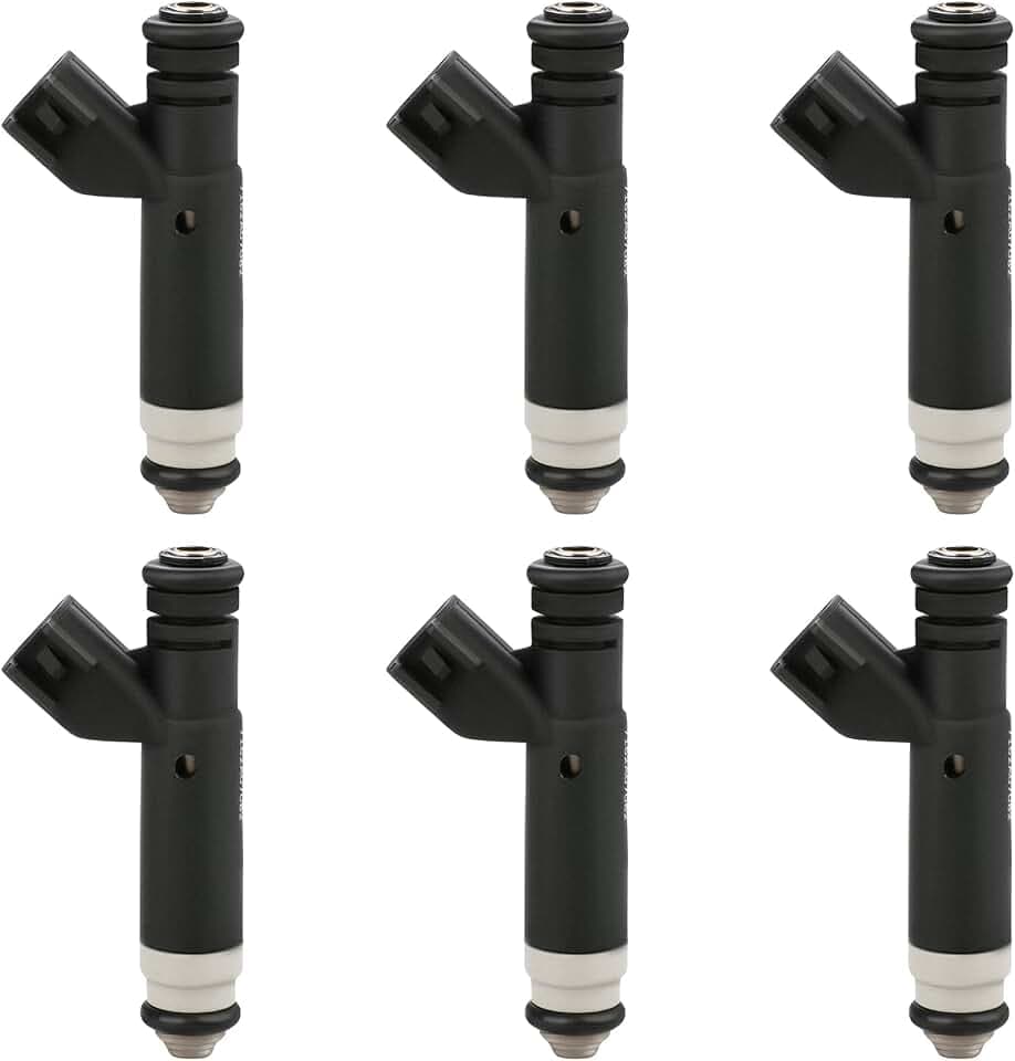 JDMON Fuel Injectors Compatible with Ford F-150 2005-2008 V6 4.2L Replacement for FJ869 800-1905N 8001905N CM-5105 CM5105 5L3Z9F593AA 5C3Z9F593AA