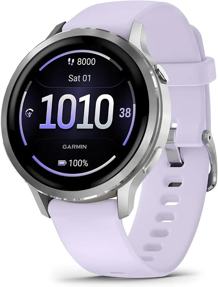 Garmin Venu® 4, Advanced Fitness Smartwatch, 41mm, Periwinkle Silicone