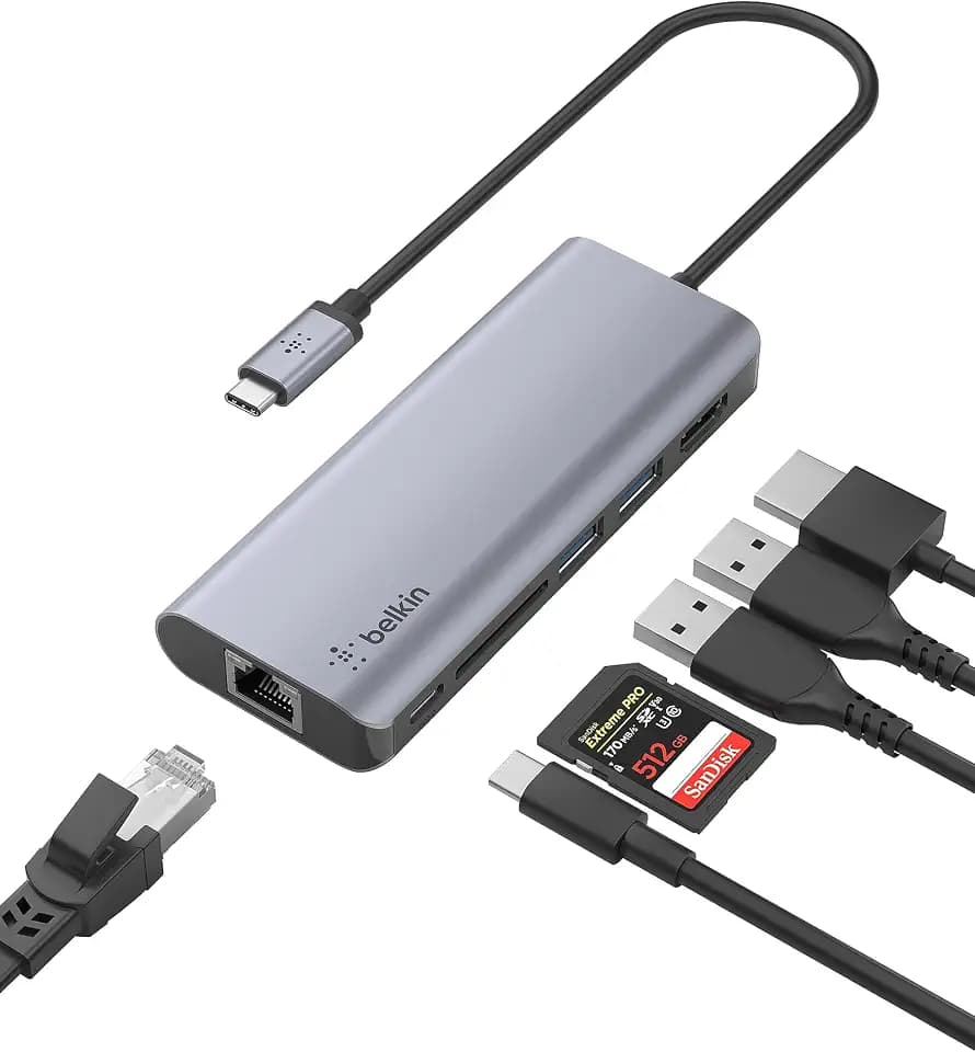 Belkin USB-C Hub 6 in 1 Multiport Adapter