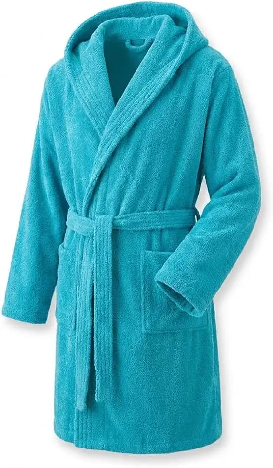 Top Towel - Elegant - Bademantel für Damen und Herren 100% Baumwolle, 500 g/m² - Option mit oder ohne Kapuze - Weich und saugfähig für Dusche, Spa und Pool
