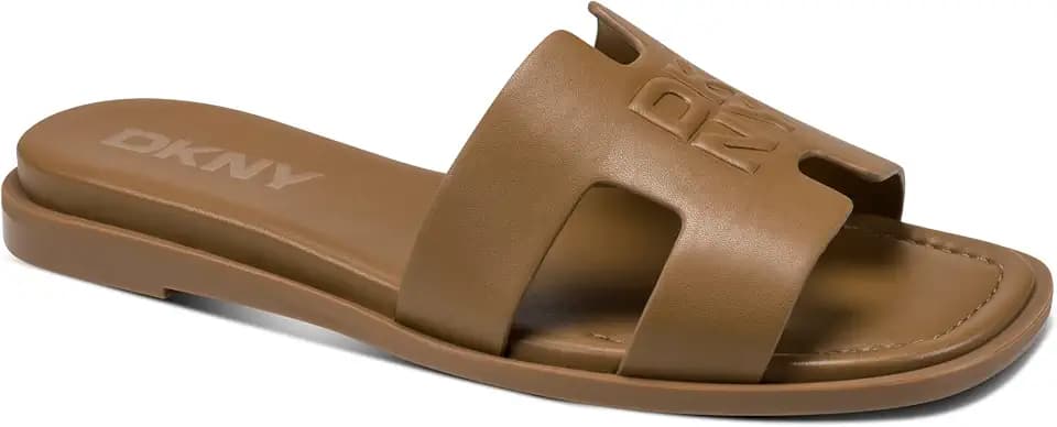DKNY womens Columba Flat Sandal Slide