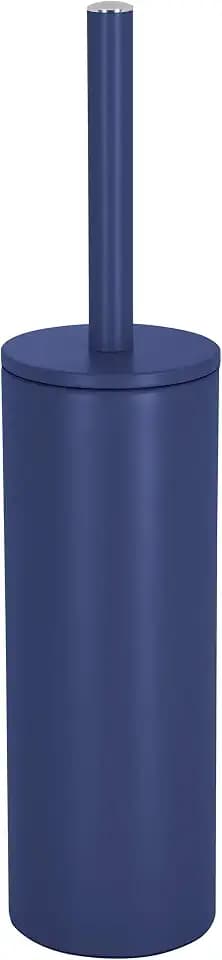 Spirella WC-Bürste mit Halter Stahl, Klobürste Akira 40 cm, Dunkelblau