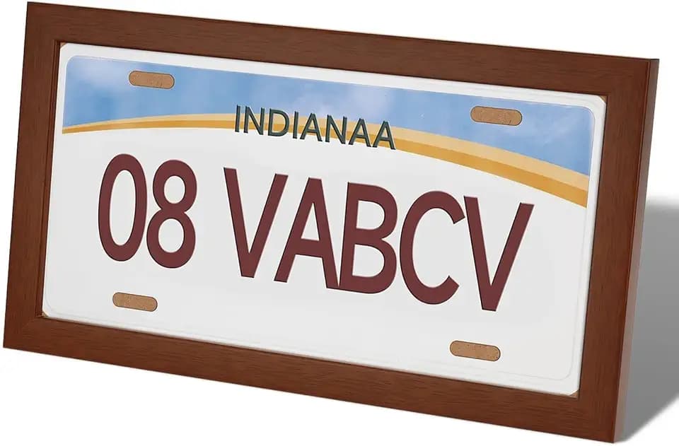 License Plate Frames Wall Decor, Car Number Plate Covers&Holder, License Plate Display