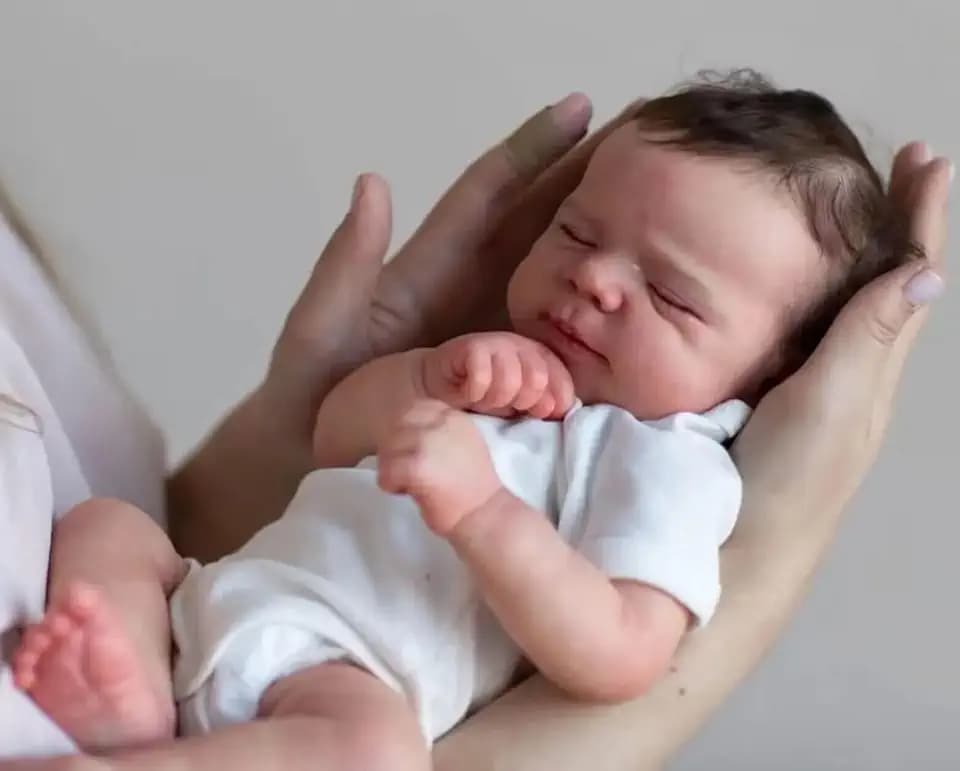 18 Inch Reborn Baby Dolls Girl Full Silicone Baby Doll Rooted Hair Newborn Reborn Baby Doll Toy Set for Kids