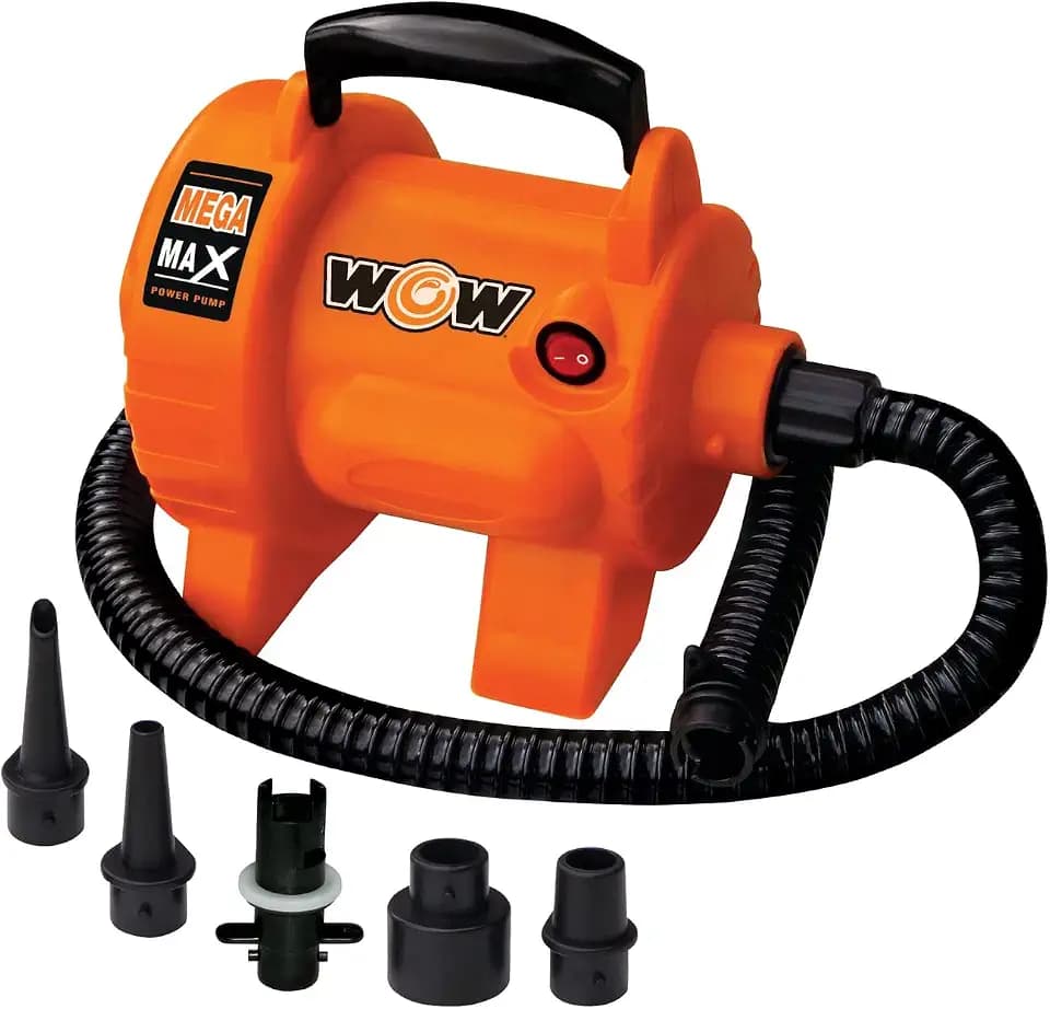 WOW Sports Mega Max 110V AC Electric Air Pump - 3.0 PSI - Includes Cord