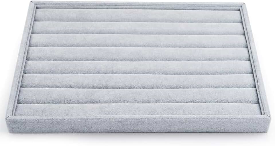 Oirlv Velvet Ring Organizer Tray,Drawer Jewelry Storage Organizer